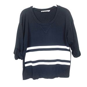 Kain Label Black Striped Top Small